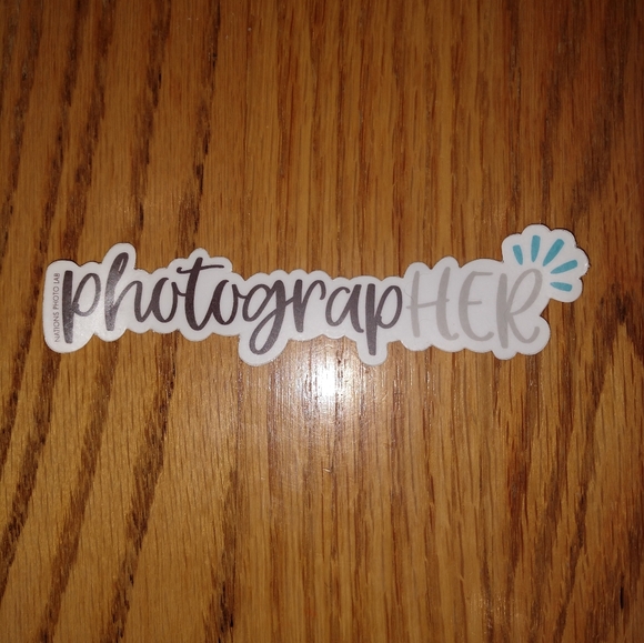 PhotograpHER sticker to focus on female photographers, NEW